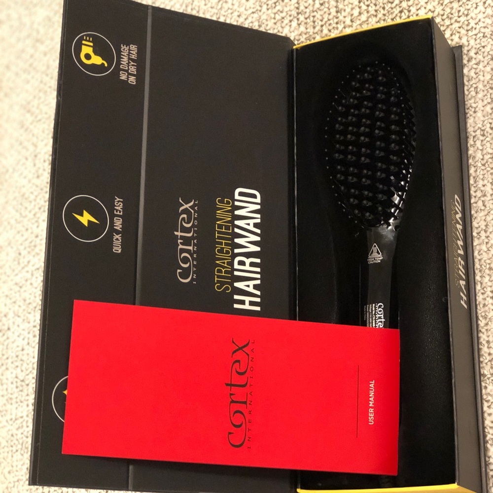 New straightening ceramic hair wand